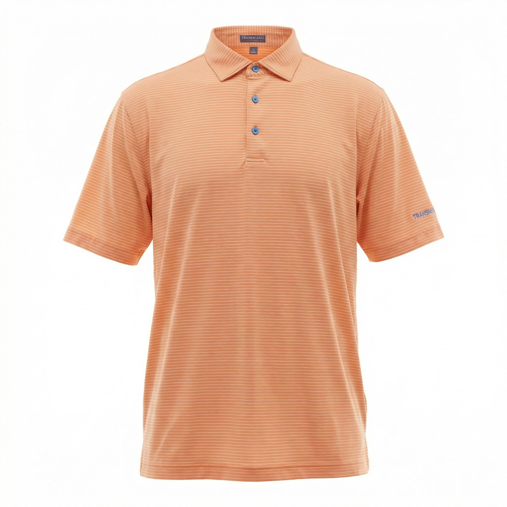 Peter Millar Golf Performance Summer Comfort Stretch Polo Shirt Mens XL Peach